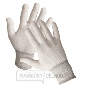 Pracovní rukavice Booby, pletený nylonový úplet - vel. 7 gallery main image