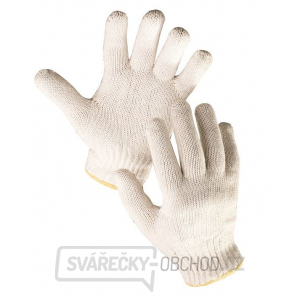 Pletené bezešvé rukavice AUK - vel. 10 gallery main image