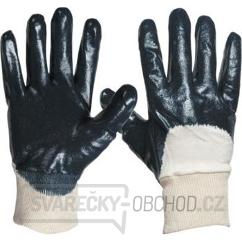 HARRIER - rukavice polomáčený nitril pružný úplet velikost 9