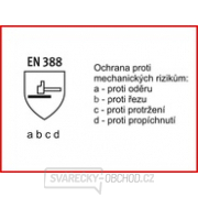 Pracovní rukavice Bunting black, polyuretan na dlani a prstech - vel. 7 Náhled