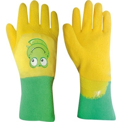 GEBOL Dětské pracovní rukavice FROGGY blistr - vel.5