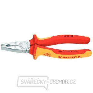 KNIPEX - kleště kombinované 180 mm, potah PVC do 1000 V… KNIPEX - kleště kombinované 180 mm, potah PVC do 1000 V… gallery main image