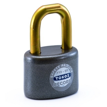 Visací zámek 113/50 RECORD TOKOZ, 6 klíčů TZ200931