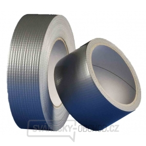 Univerzální textilní páska 30mm x 25m - stříbrná Univerzální textilní páska 30mm x 25m - stříbrná gallery main image