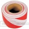 Barierová páska 100 mm - červeno-bílá, délka 100m