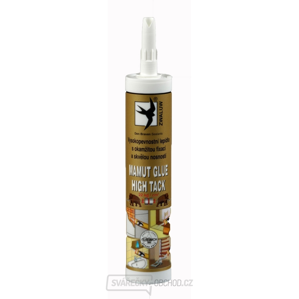 Den Braven - vysokopevnostní lepidlo MAMUT GLUE 290ml  - bílá