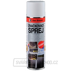Den Braven - značkovací sprej  500ml - červený gallery main image