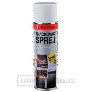 Den Braven - značkovací sprej 500ml - reflexní žlutá Den Braven - značkovací sprej 500ml - reflexní žlutá