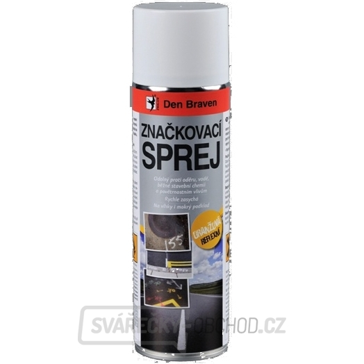Den Braven - značkovací sprej  500ml - reflexní oranžová