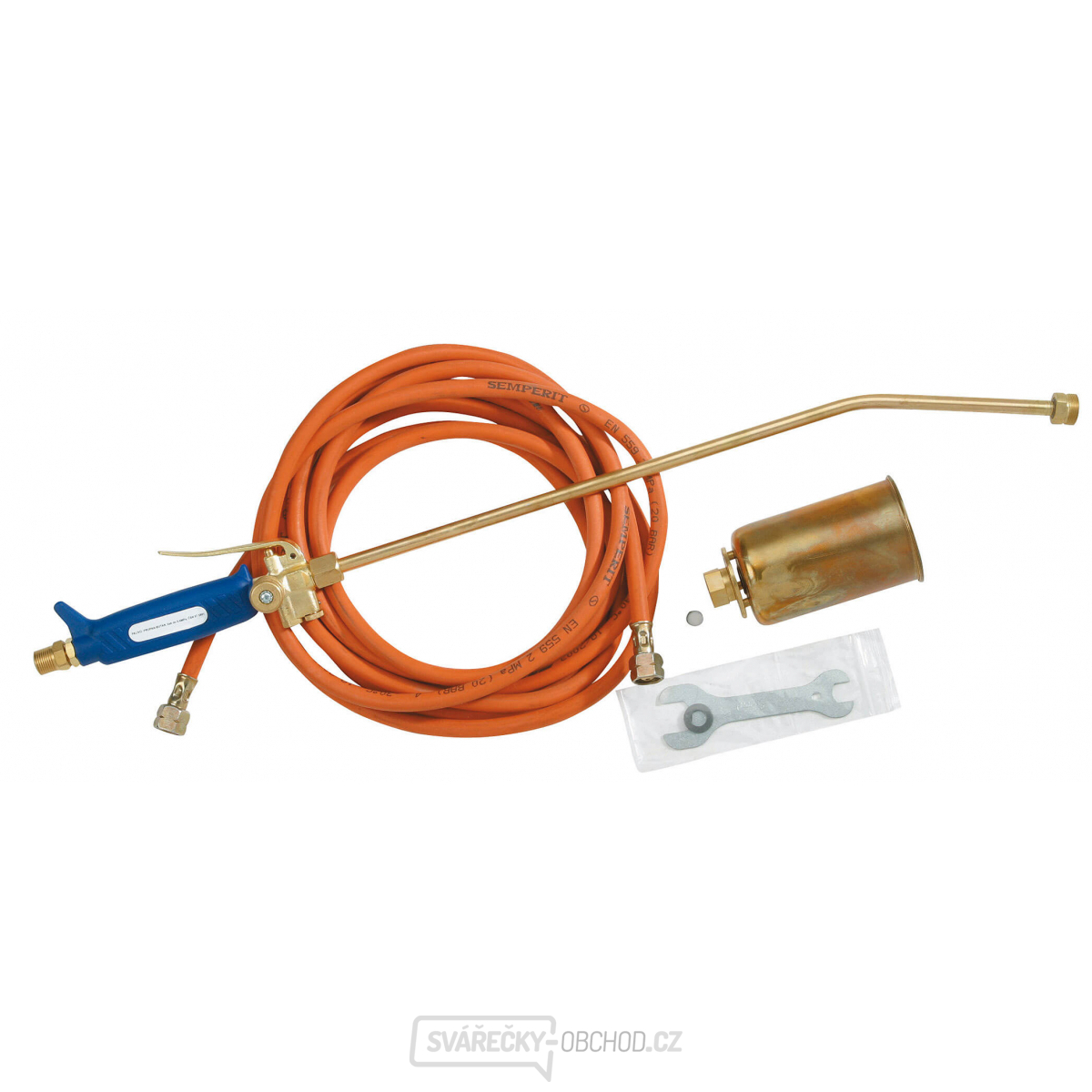 MEVA - hořák 120 výkon 120kW, prodloužení + hadice