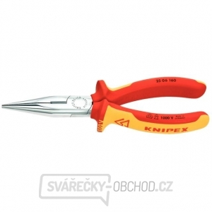 KNIPEX - kleště s půlkulatými čelistmi 160 mm, potah PVC do 1000V