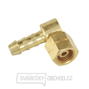 MEVA - nátrubek 8mm s maticí G1/4"L s odbočkou 90