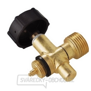 MEVA - jednocestný ventil PB W 21,8L - nástavec na 2kg láhev MEVA - jednocestný ventil PB W 21,8L - nástavec na 2kg láhev gallery main image