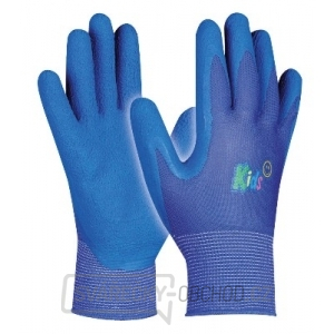 Dětské pracovní rukavice KIDS BLUE blistr - vel.5