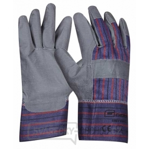 Pracovní rukavice GREY VINYL blistr - vel.10,5  