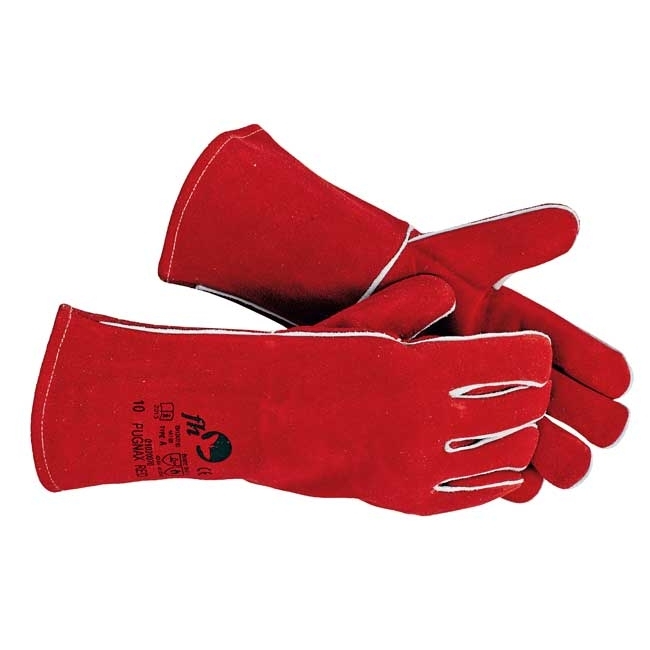 ČERVA EXPORT IMPORT a.s. PUGNAX RED - rukavice celokožené svářečské - velikost 10