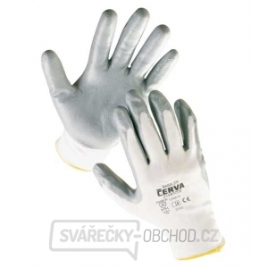 BABBLER - rukavice nylonové s nitriovou dlaní - velikost 6