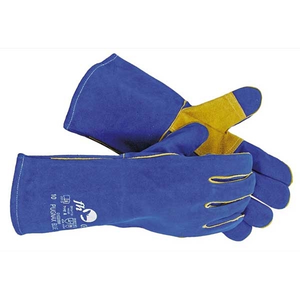 Levně PUGNAX BLUE - rukavice celokožené svářečské - velikost 10 0102006999100