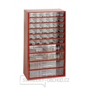 Závěsná skříňka - 30 M, 4 S, 2 V - červená 6765C Závěsná skříňka - 30 M, 4 S, 2 V - červená 6765C gallery main image