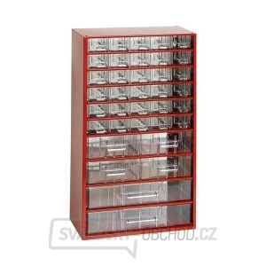 Závěsná skříňka - 30 M, 4 S, 2 V - červená 6765C Závěsná skříňka - 30 M, 4 S, 2 V - červená 6765C gallery main image