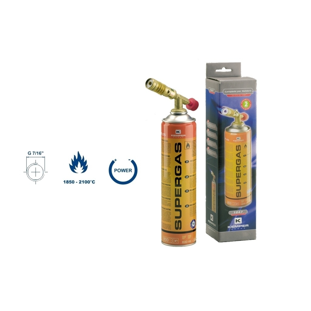 Kemper Group Letlampa s kartuší Supergas 1047