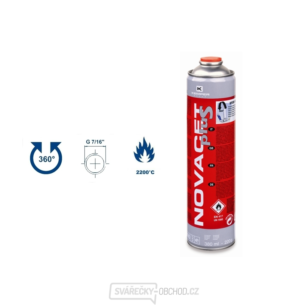 NOVACET Plus kartuše 210g