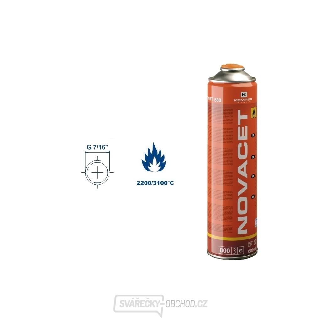 NOVACET plynová kartuše 330g