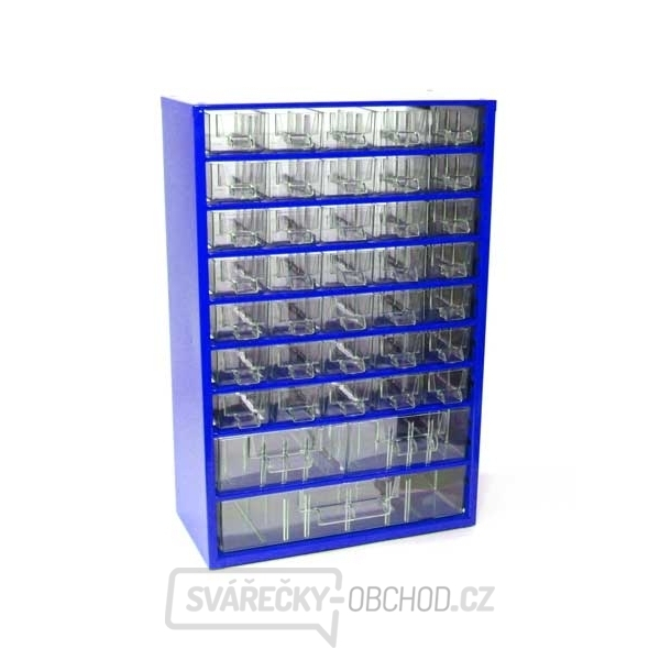 Závěsná skříňka - 35 M, 2 S, 1 V - modrá 6741M