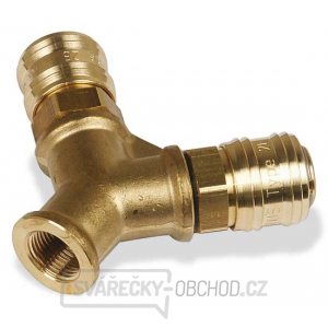 Rozdělovač, 2× rychlospojka, 3/8 Rozdělovač, 2× rychlospojka, 3/8