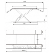 Nízkozdvižný zvedák plošinový Golemtech 3000kg Nízkozdvižný zvedák plošinový Golemtech 3000kg náhled