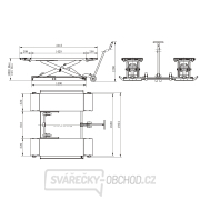 Nízkozdvižný zvedák plošinový 3000 kg Náhled