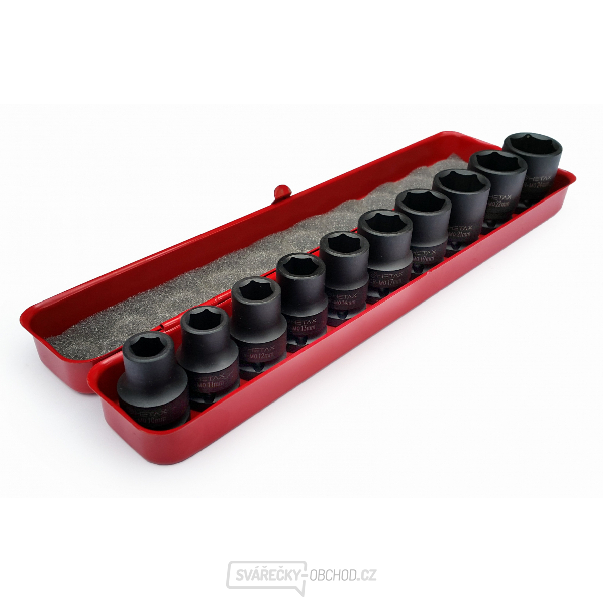 Sada 10ks kovaných hlavic 1/2"