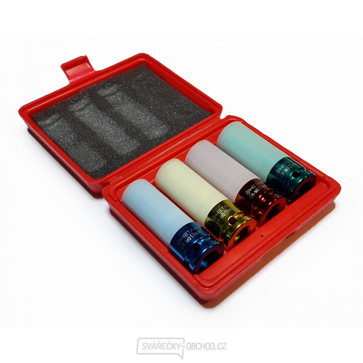 Sada 4ks prodloužených kovaných hlavic 1/2 Sada 4ks prodloužených kovaných hlavic 1/2