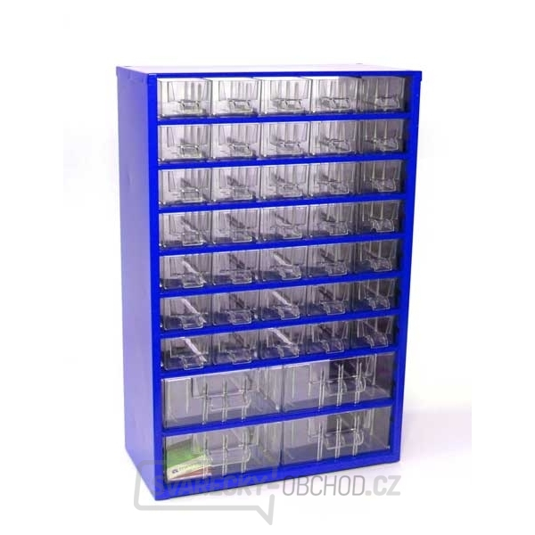 Závěsná skříňka - 35 M, 4 S - modrá 6743M