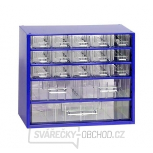 Závěsná skříňka - 15 M, 2 S, 1 V - modrá 6760M Závěsná skříňka - 15 M, 2 S, 1 V - modrá 6760M gallery main image