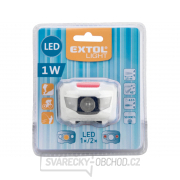 Čelovka 40lm, 1W + 2 červené LED, 3x AAA Náhled