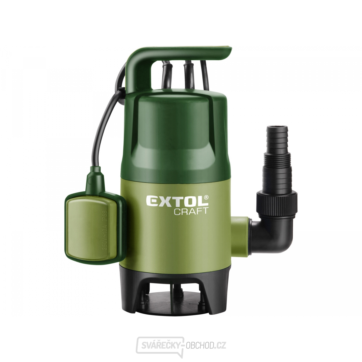 Ponorné čerpadlo EXTOL CRAFT 400W, 7500l/hod - na znečištěnou vodu