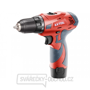 Aku vrtací šroubovák EXTOL Premium 12V Li-ion, 1500mAh Aku vrtací šroubovák EXTOL Premium 12V Li-ion, 1500mAh gallery main image