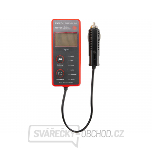 Tester autobaterie a alternátoru digitální Tester autobaterie a alternátoru digitální gallery main image