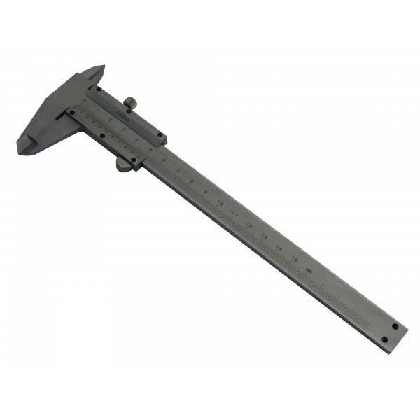 Posuvné měřítko KINEX 150 mm, 0,02 mm, aretace šroubkem, ČSN 25 1238, DIN 862 6000