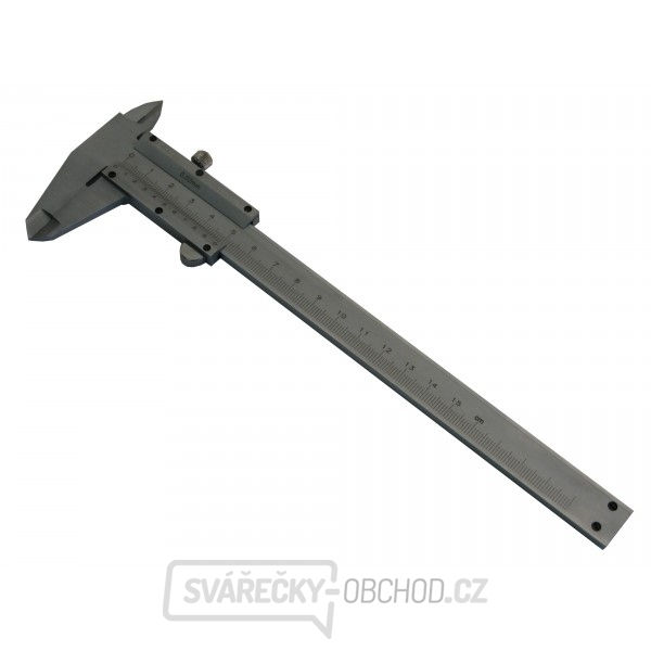 Posuvné měřítko KINEX 150 mm, 0,02 mm, aretace šroubkem, ČSN 25 1238, DIN 862