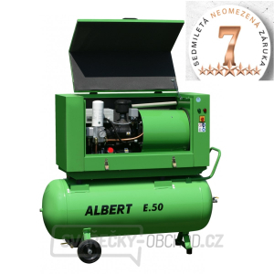 Šroubový kompresor Atmos Albert E.50 KOMFORT + vzdušník Šroubový kompresor Atmos Albert E.50 KOMFORT + vzdušník gallery main image
