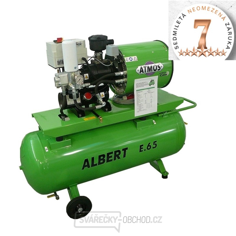 Šroubový kompresor Atmos Albert E.65 STANDARD + vzdušník