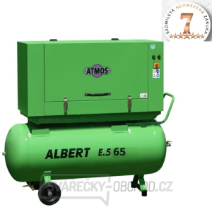 Šroubový kompresor Atmos Albert E.65 KOMFORT + vzdušník + sušička Šroubový kompresor Atmos Albert E.65 KOMFORT + vzdušník + sušička gallery main image