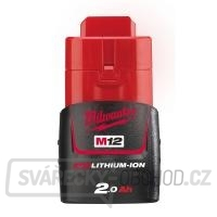 Akumulátor Milwaukee M12 B2 (Li-ion 12V, 2.0Ah)