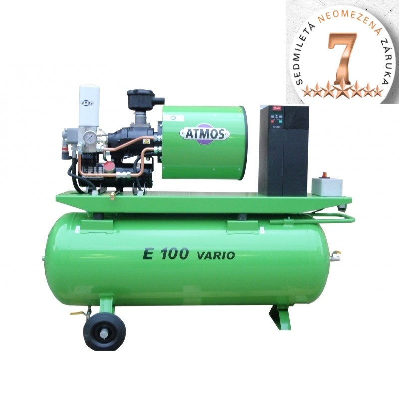 Šroubový kompresor Atmos ALBERT E.100 Vario, samotné soustrojí E.100Vario
