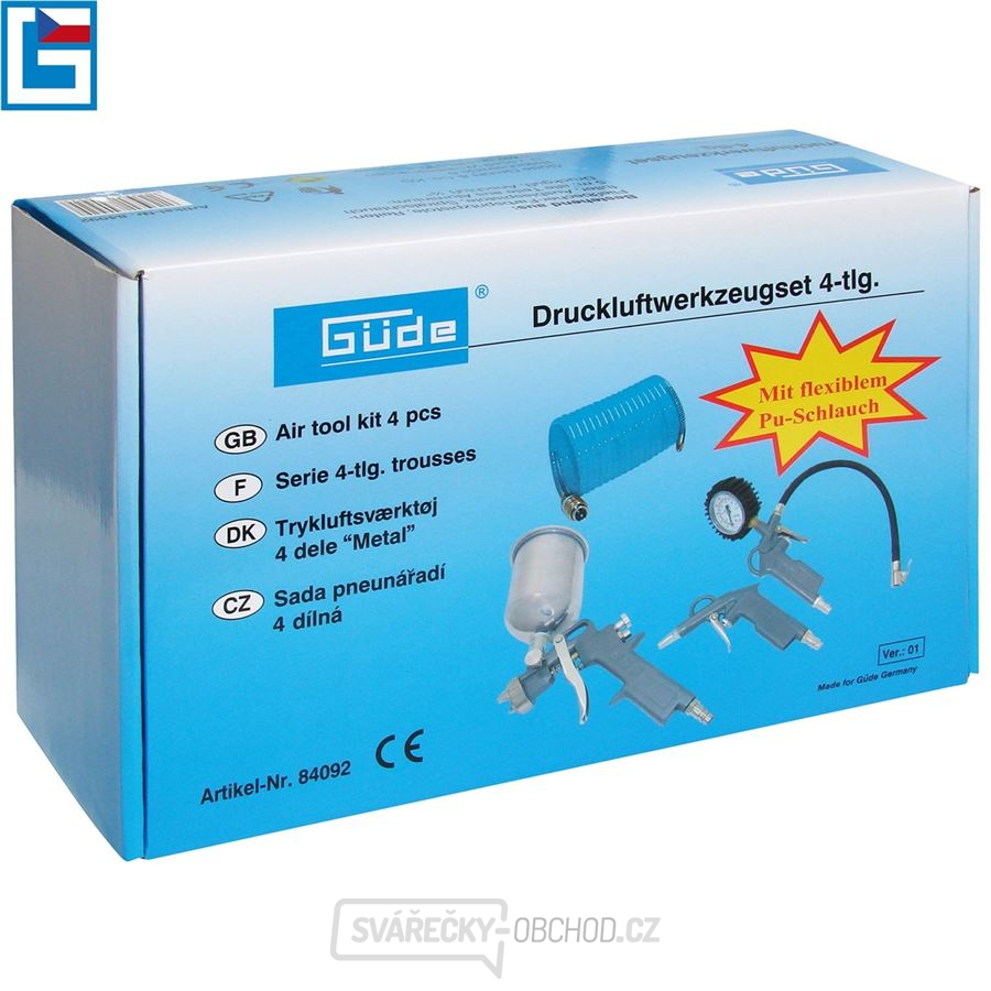 GÜDE sada pneu nářadí, 4-dílná