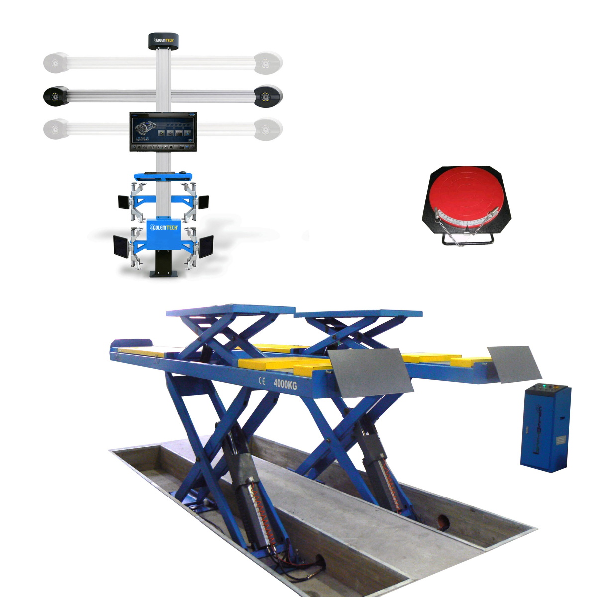 Levně SET 5 PROFI - 3D geometrie + nůžkový zvedák za zvýhodněnou cenu se5p