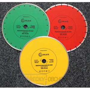 Řezný kotouč Lumag DS350G CELOOBVODOVÝ (žlutý) Řezný kotouč Lumag DS350G CELOOBVODOVÝ (žlutý) gallery main image