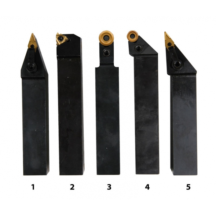Soustružnické nože HM 25 mm, sada - 5 ks 3441623